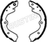 Trusting 253.710 - Комплект гальм, барабанний механізм autocars.com.ua