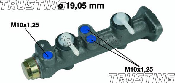 Trusting PF013 - Головний гальмівний циліндр autocars.com.ua