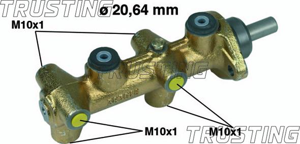 Trusting PF059 - Главный тормозной цилиндр avtokuzovplus.com.ua