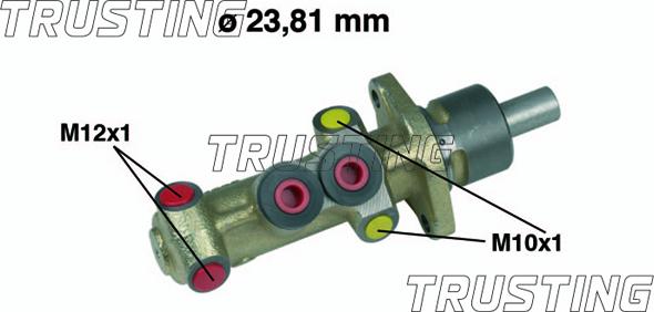 Trusting PF192 - Главный тормозной цилиндр avtokuzovplus.com.ua