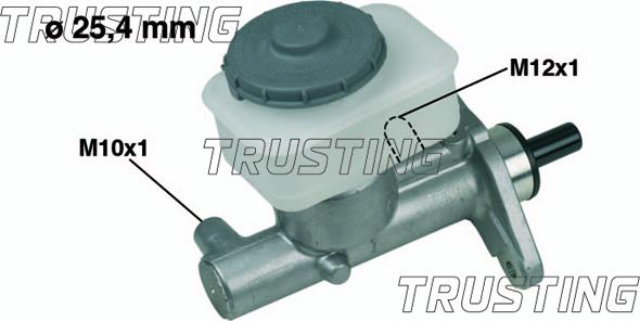 Trusting PF256 - Головний гальмівний циліндр autocars.com.ua