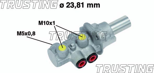 Trusting PF847 - Главный тормозной цилиндр autodnr.net