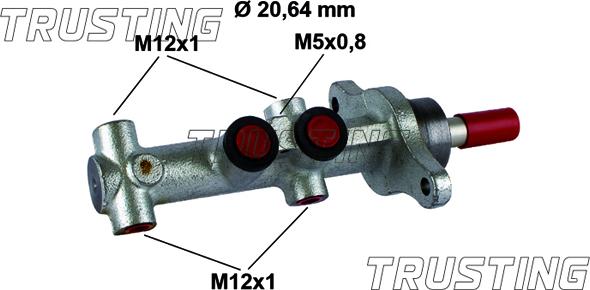 Trusting PF980 - Главный тормозной цилиндр avtokuzovplus.com.ua