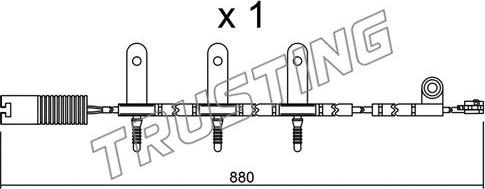 Trusting SU.149 - Сигналізатор, знос гальмівних колодок autocars.com.ua