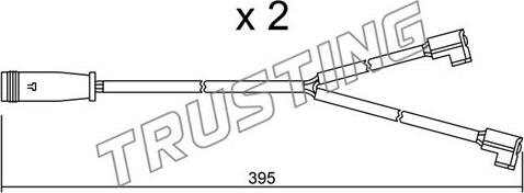 Trusting SU.174K - Сигнализатор, износ тормозных колодок autodnr.net