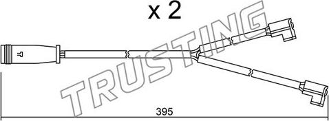 Trusting SU.174K - Сигнализатор, износ тормозных колодок avtokuzovplus.com.ua