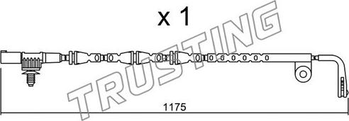 Trusting SU.228 - Сигналізатор, знос гальмівних колодок autocars.com.ua