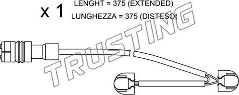 Trusting SU.267 - Сигналізатор, знос гальмівних колодок autocars.com.ua