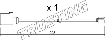 Trusting SU.273 - Сигналізатор, знос гальмівних колодок autocars.com.ua