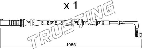 Trusting SU.283 - Сигналізатор, знос гальмівних колодок autocars.com.ua