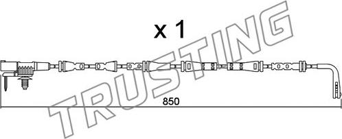 Trusting SU.352 - Сигналізатор, знос гальмівних колодок autocars.com.ua