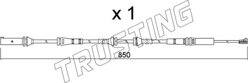 Trusting SU.366 - Сигналізатор, знос гальмівних колодок autocars.com.ua