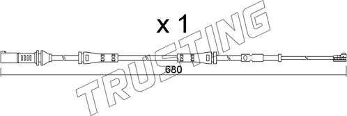 Trusting SU.369 - Сигнализатор, износ тормозных колодок autodnr.net