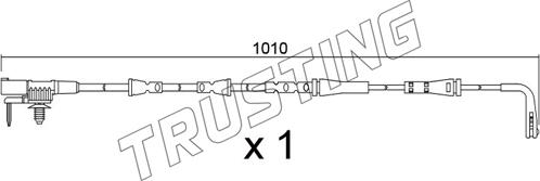 Trusting SU.397 - Сигналізатор, знос гальмівних колодок autocars.com.ua