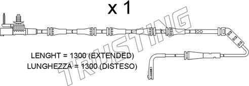 Trusting SU.400 - Сигнализатор, износ тормозных колодок avtokuzovplus.com.ua