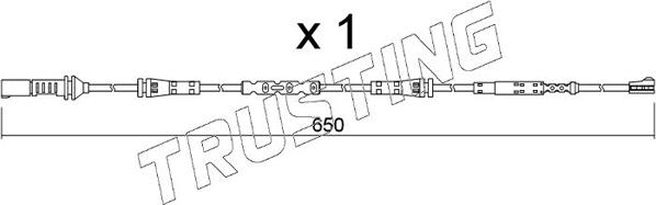 Trusting SU.408 - Сигналізатор, знос гальмівних колодок autocars.com.ua