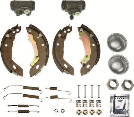 TRW BK1136 - Комплект тормозных колодок, барабанные avtokuzovplus.com.ua