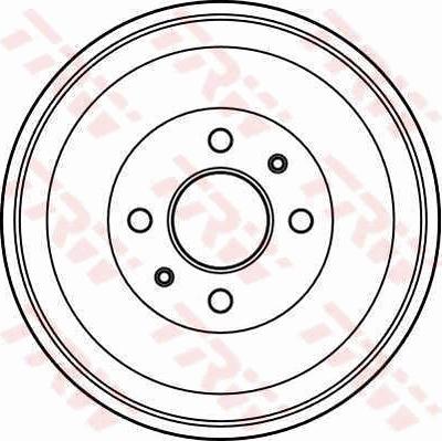 TRW DB4016 - Гальмівний барабан autocars.com.ua