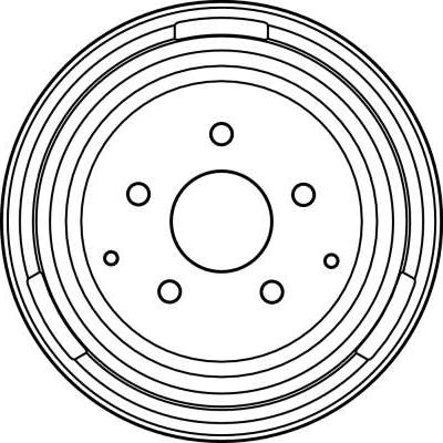 TRW DB4080 - Гальмівний барабан autocars.com.ua