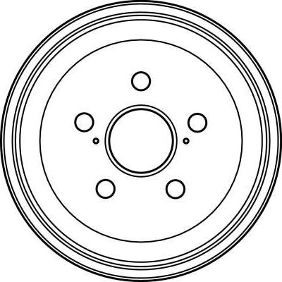 TRW DB4114 - Гальмівний барабан autocars.com.ua