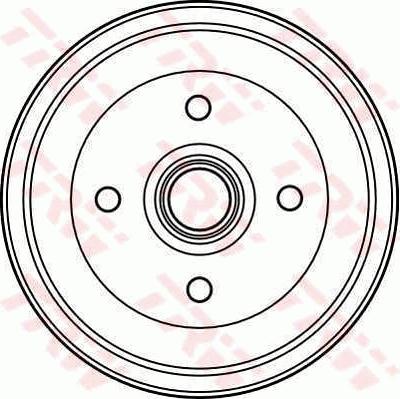 TRW DB4121 - Гальмівний барабан autocars.com.ua