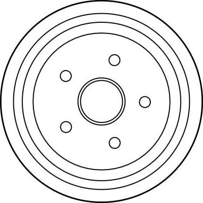 TRW DB4145 - Гальмівний барабан autocars.com.ua