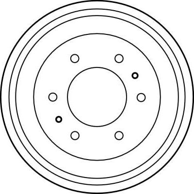 TRW DB4173 - Гальмівний барабан autocars.com.ua