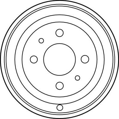 TRW DB4201 - Гальмівний барабан autocars.com.ua