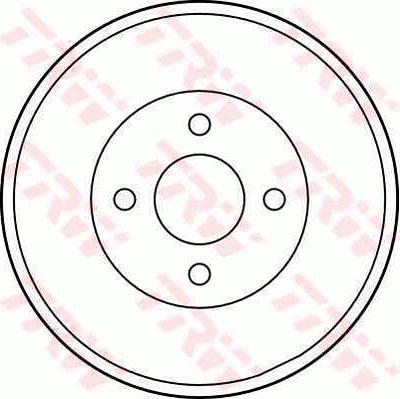 TRW DB4217 - Гальмівний барабан autocars.com.ua