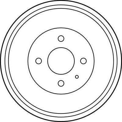 TRW DB4248 - Гальмівний барабан autocars.com.ua