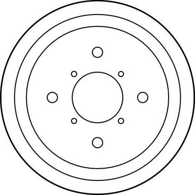 TRW DB4270 - Гальмівний барабан autocars.com.ua