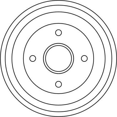 TRW DB4275 - Гальмівний барабан autocars.com.ua