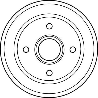 TRW DB4304 - Гальмівний барабан autocars.com.ua