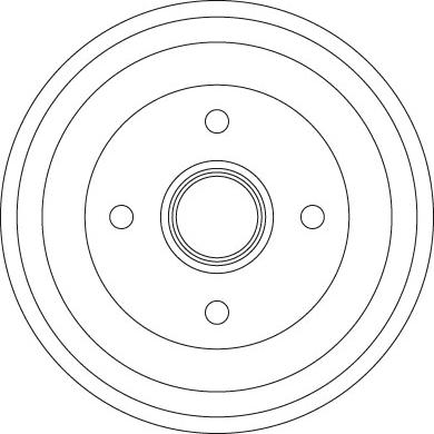 TRW DB4308MR - Тормозной барабан avtokuzovplus.com.ua