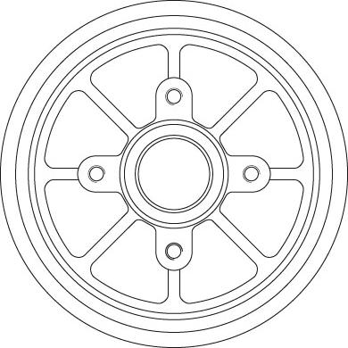 TRW DB4310MR - Тормозной барабан avtokuzovplus.com.ua