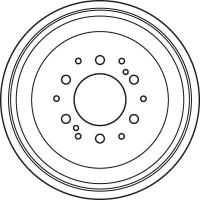 TRW DB4389 - Гальмівний барабан autocars.com.ua