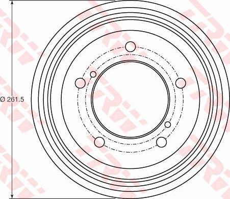 TRW DB4421 - Тормозной барабан avtokuzovplus.com.ua