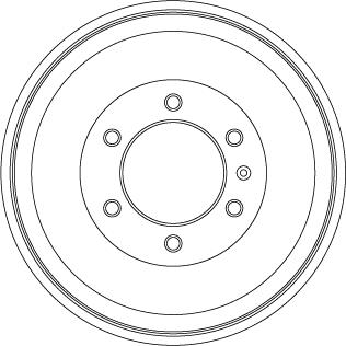 TRW DB4451 - Гальмівний барабан autocars.com.ua