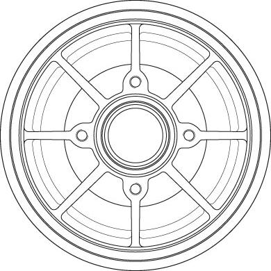 TRW DB4546MR - Тормозной барабан avtokuzovplus.com.ua