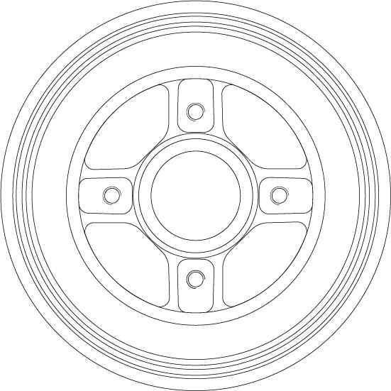 TRW DB4558MR - Тормозной барабан avtokuzovplus.com.ua