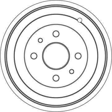 TRW DB5021 - Гальмівний барабан autocars.com.ua