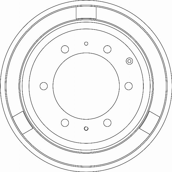 TRW DB7261 - Гальмівний барабан autocars.com.ua