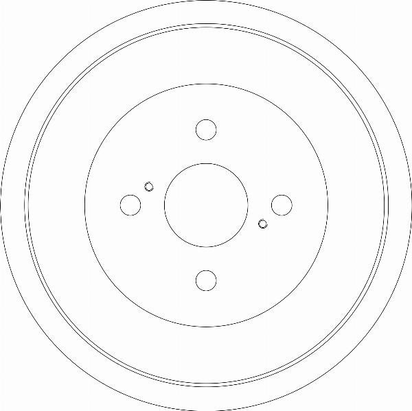 TRW DB7266 - Гальмівний барабан autocars.com.ua