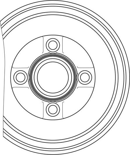 TRW DB7267BS - Гальмівний барабан autocars.com.ua