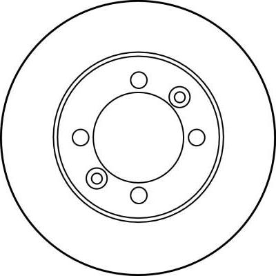 TRW DF1011 - Гальмівний диск autocars.com.ua