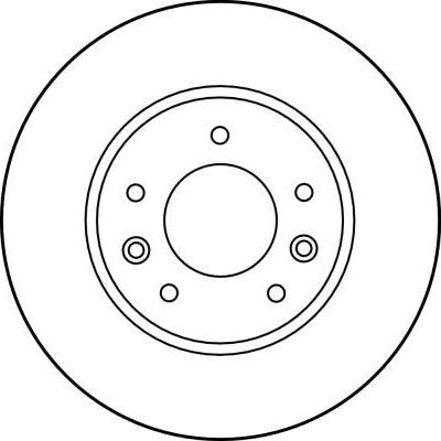 TRW DF1027 - Гальмівний диск autocars.com.ua