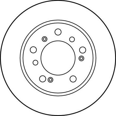 TRW DF1118 - Гальмівний диск autocars.com.ua