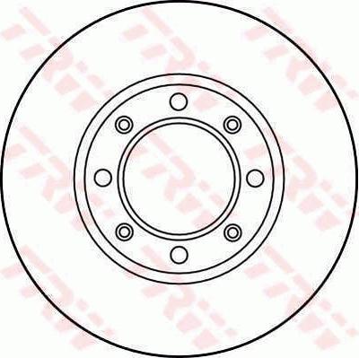 TRW DF1300 - Гальмівний диск autocars.com.ua