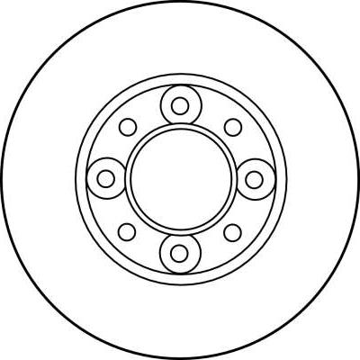 TRW DF1308 - Гальмівний диск autocars.com.ua