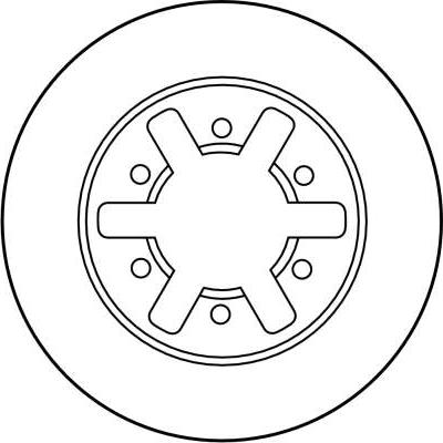TRW DF1414 - Тормозной диск avtokuzovplus.com.ua